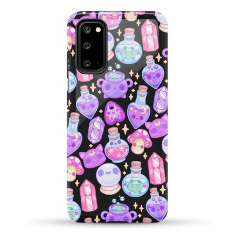 Kawaii Witchy Pattern Phone Case
