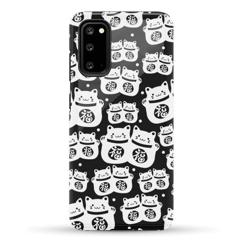 Lucky Cat Pattern Phone Case