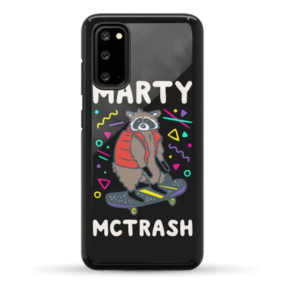 Marty McTrash Raccoon Parody Phone Case