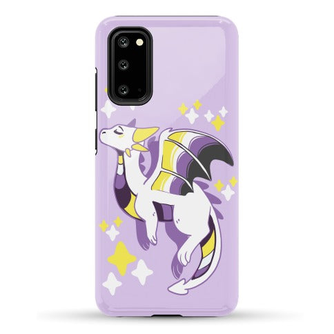 Non-Binary Pride Dragon Phone Case
