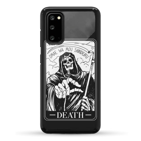 Omae Wa Mou Shindeiru Death Tarot Card Phone Case