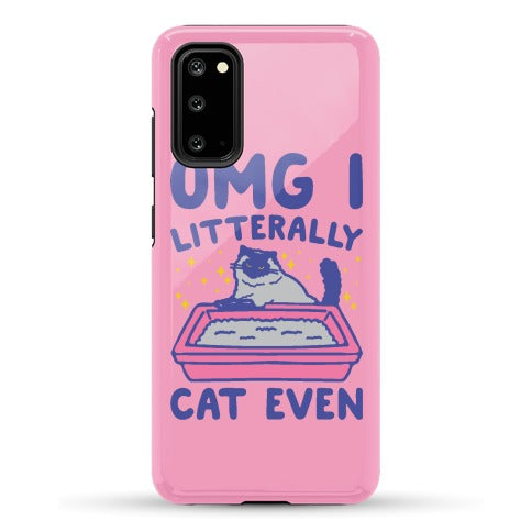 Omg I Litterally Cat Even  Phone Case