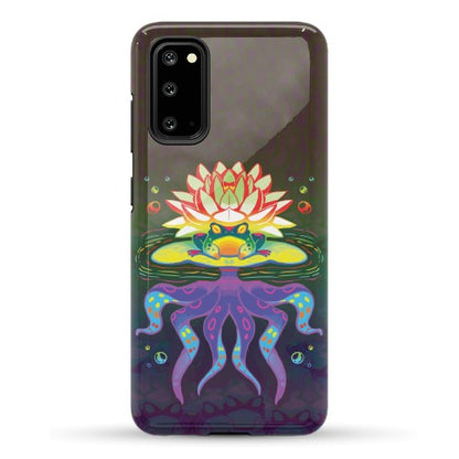 Psychedelic Lily Frog Phone Case