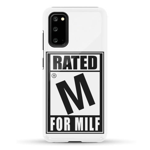 Rated M For Milf Parody Phone Case