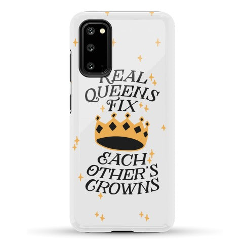 Real Queens Fix Each Other's Crowns Phone Case