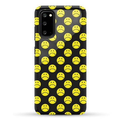 Sad Smiley Face Pattern Phone Case