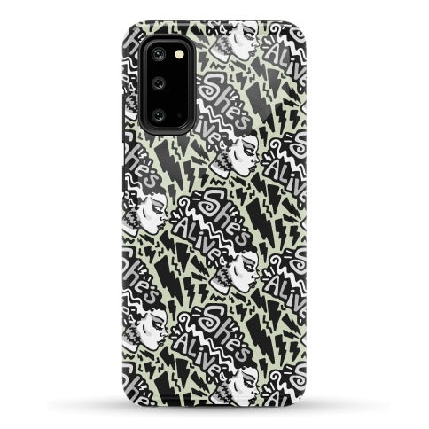 She's Alive Bride of Frankenstein Parody Phone Case