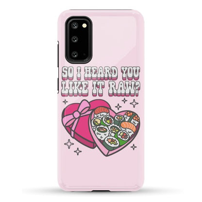 So I heard you like it raw? Sushi Heart Box Phone Case