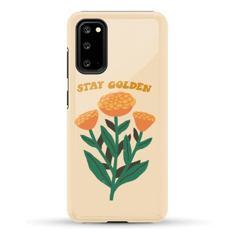 Stay Golden Marigolds Phone Case