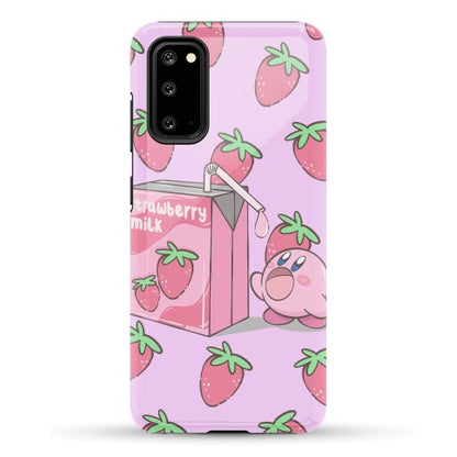 Strawberry Milk Kirby Parody Phone Case