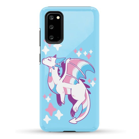 Trans Pride Dragon Phone Case