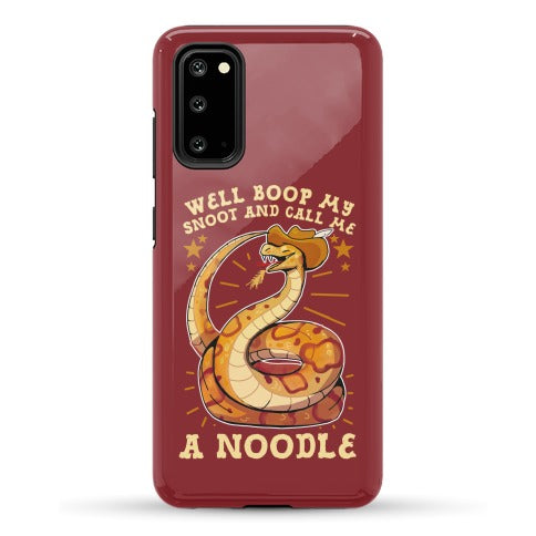 Well Boop My Snoot and Call Me A Noodle!  Phone Case