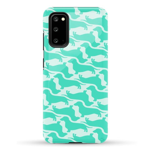 Wiener Dog Pattern Phone Case