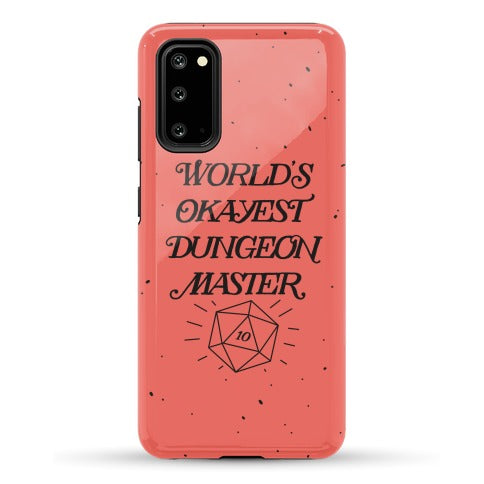 World's Okayest Dungeon Master Phone Case