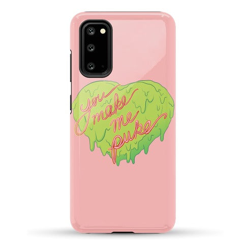 You Make Me Puke - Conversation Hearts Phone Case