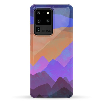 Abstract Mountain Sunset Phone Case