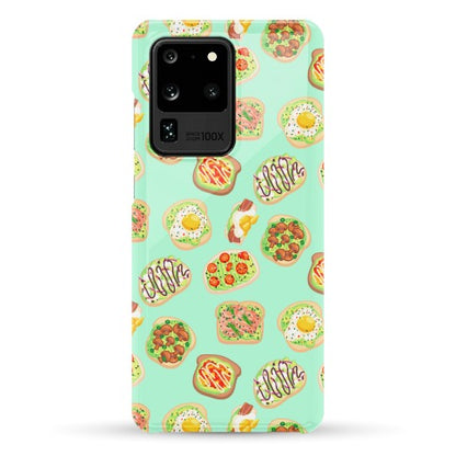 Avocado Toast Pattern Phone Case