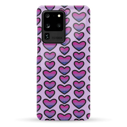 Bisexual Hearts Pattern Phone Case
