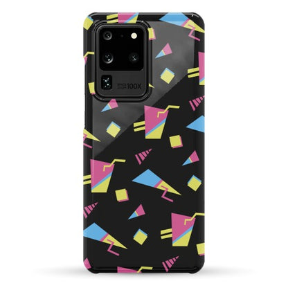 Black 80s/90s Pattern Phone Case