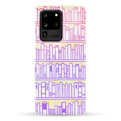 Bookshelf Pattern Phone Case