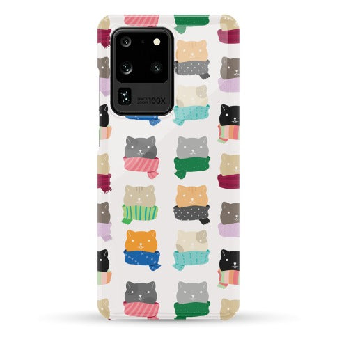 Cats In Scarfs Pattern Phone Case