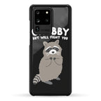 Chubby But I Will Fight You Raccoon Phone Case
