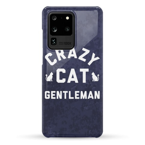 Crazy Cat Gentleman Phone Case