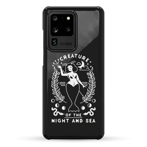 Creature of the Night and Sea Phone Case