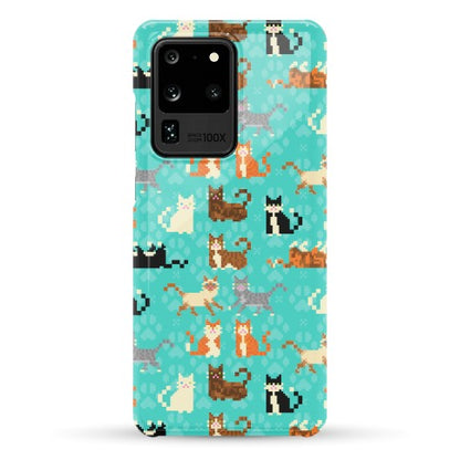 Cute Pixel Kitty Cats Phone Case