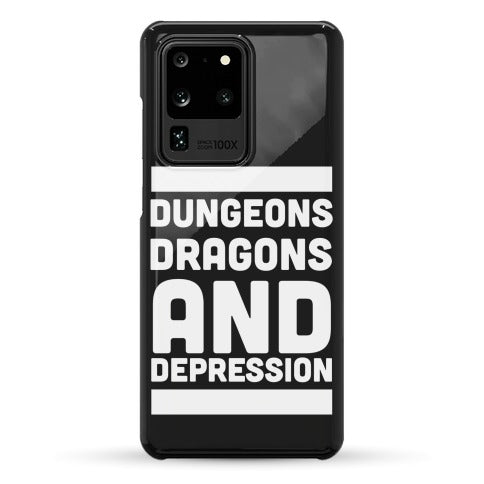 Dungeons, Dragons and Depression  Phone Case