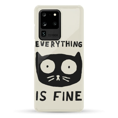 Everything Is Fine Cat Phone Case