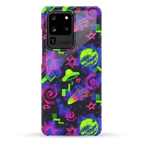 Faux Retro Arcade Carpet Pattern Phone Case