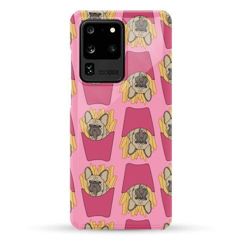 French Fry French Bulldog Pattern Phone Case