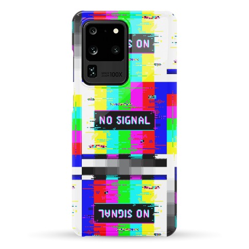 Glitchy No Signal Bars Phone Case
