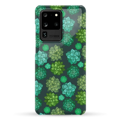 Green Succulent Pattern Phone Case