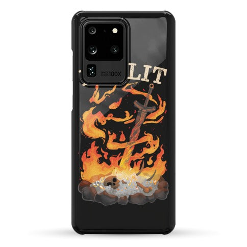 It's Lit Bonfire Phone Case