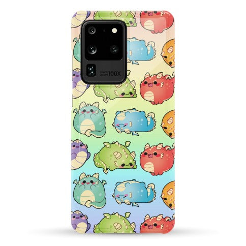 Kawaii Dragons Pattern Phone Case