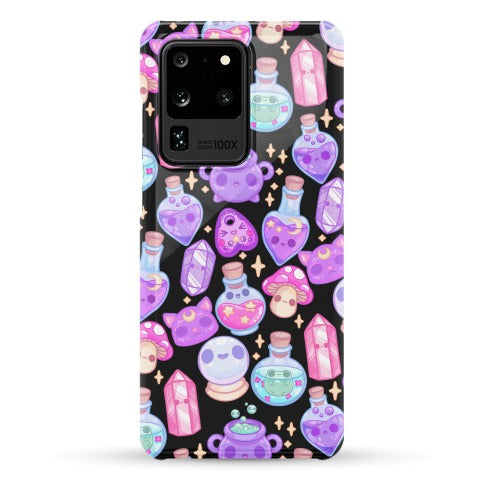 Kawaii Witchy Pattern Phone Case