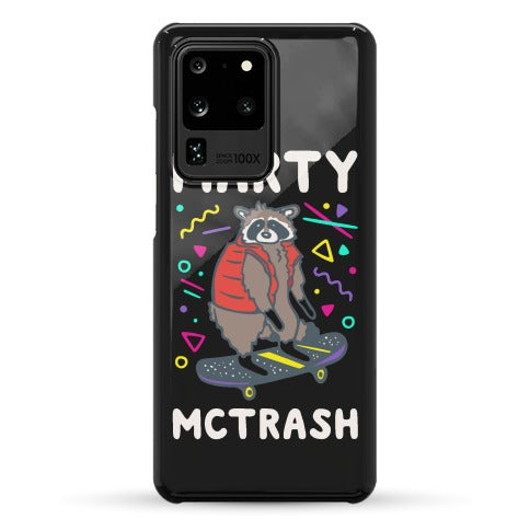 Marty McTrash Raccoon Parody Phone Case
