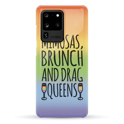 Mimosas Brunch and Drag Queens  Phone Case