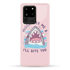 Misgender Me & I'll Bite You (Trans Flag) Phone Case