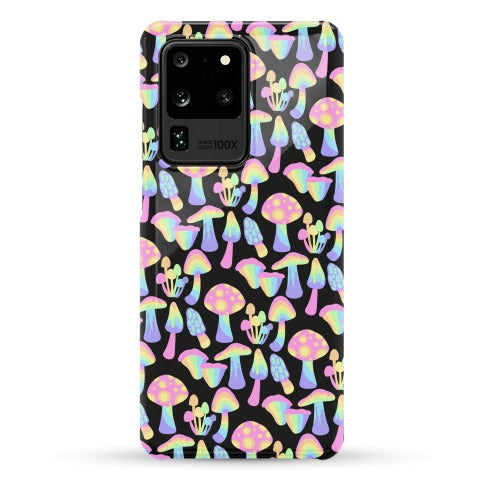 Pastel Rainbow Mushrooms Pattern Phone Case