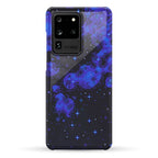 Pixelated Blue Nebula Phone Case