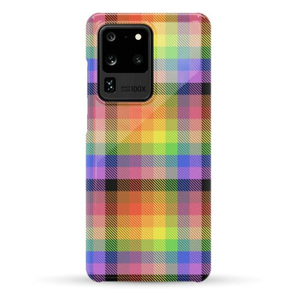 Pride Flag Plaid Phone Case