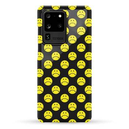 Sad Smiley Face Pattern Phone Case