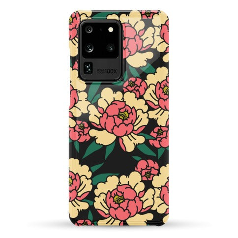 Traditional Tattoo Peony Red Phone Case