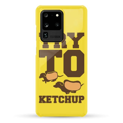 Try To Ketchup Dachshund Wiener Dogs Phone Case