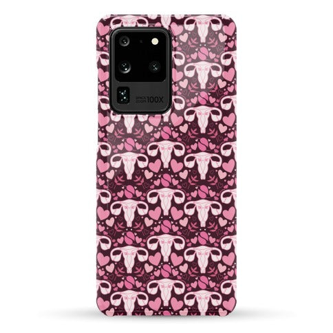 Uterus Pattern Phone Case