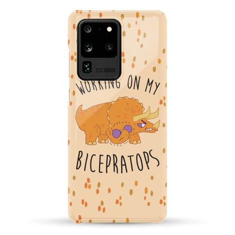 Working on My Bicepratops Phone Case