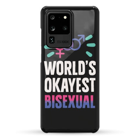 World's Okayest Bisexual Phone Case